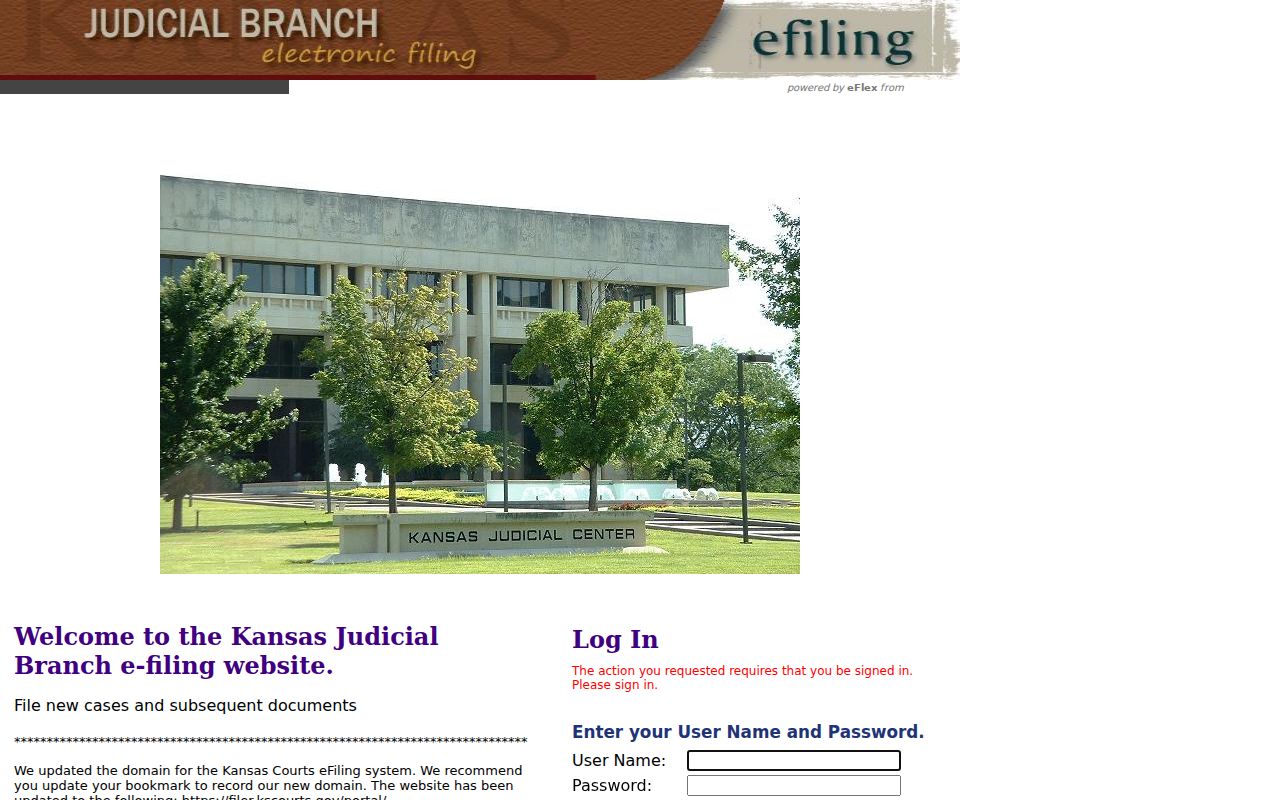 Morton County case search distinction from Kansas eFlex filing worklist