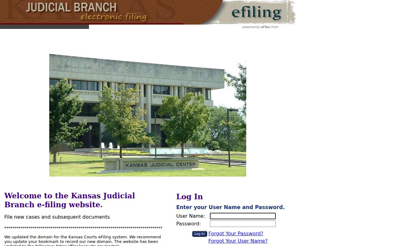 Morton County court records Kansas Courts eFiling distinction