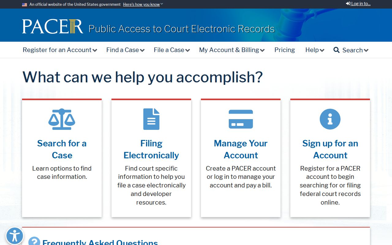 Morton County court docket federal PACER case search